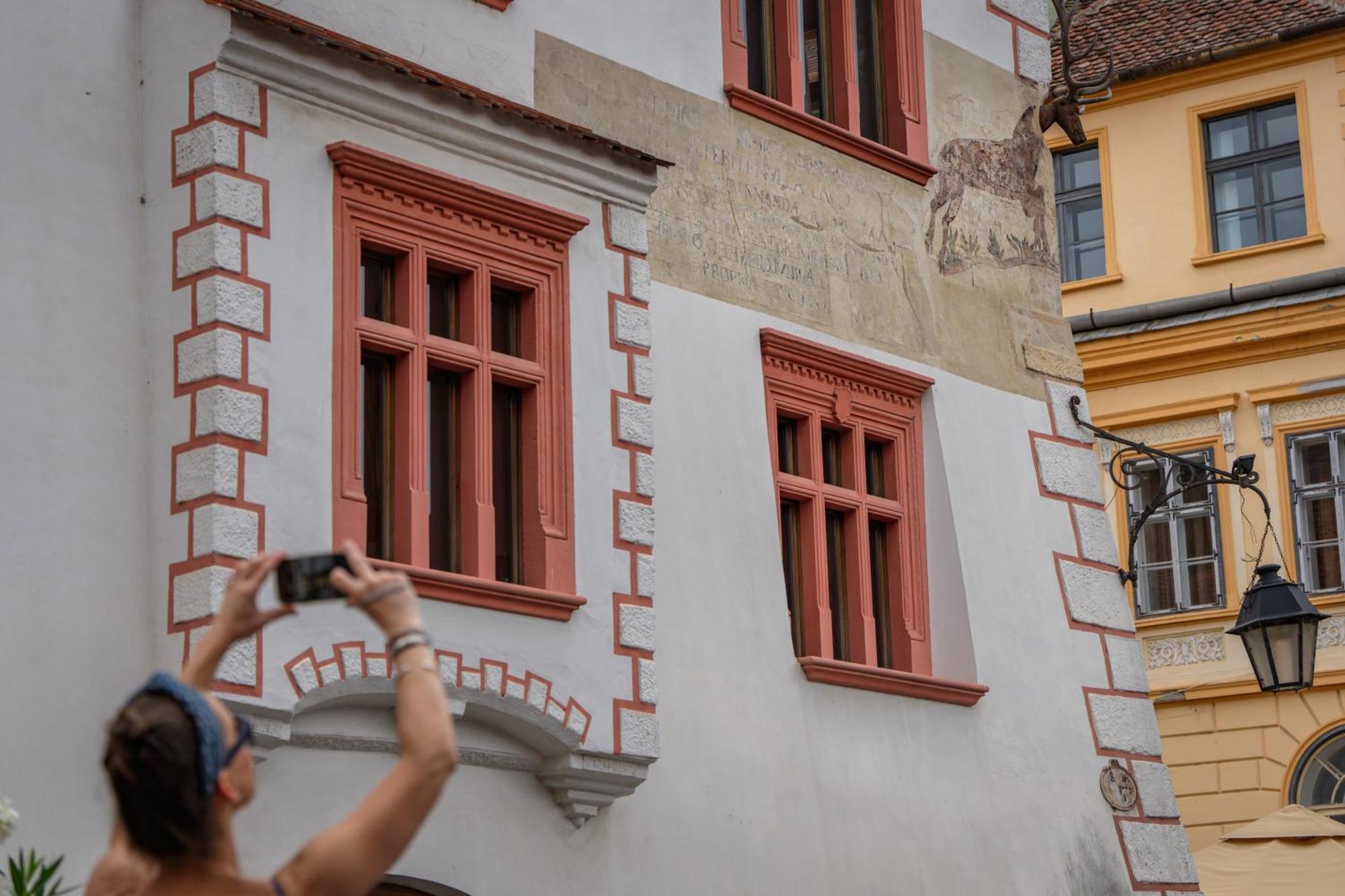 Casa Cu Cerb Hotel Sighisoara Exterior photo